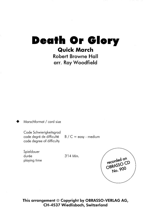 Death or Glory - klik hier