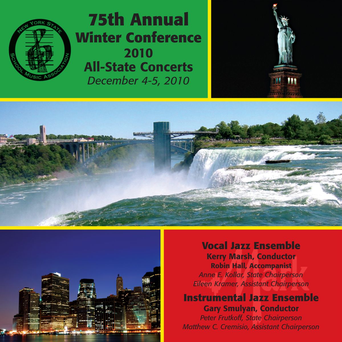 2010 New York State School Music Association: All-State Vocal Jazz Ensemble & All-State Instrumental Jazz Ensemble - klik hier