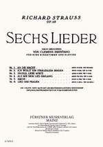 6 Lieder nach Gedichten von Clemens Brentano (Nr. 1 An die Nacht) - klik hier