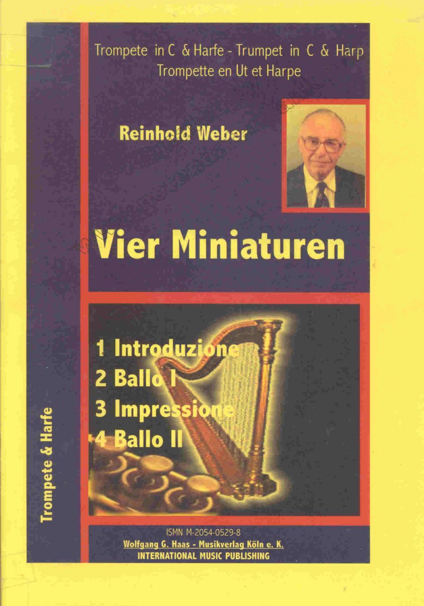4 Miniaturen für Trompete und Harfe - klik hier 4 Miniaturen für Trompete und Harfe - klik hier