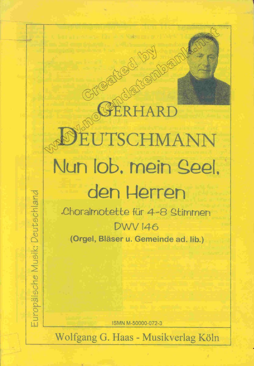 Nun lob, mein Seel' den Herren - klik hier