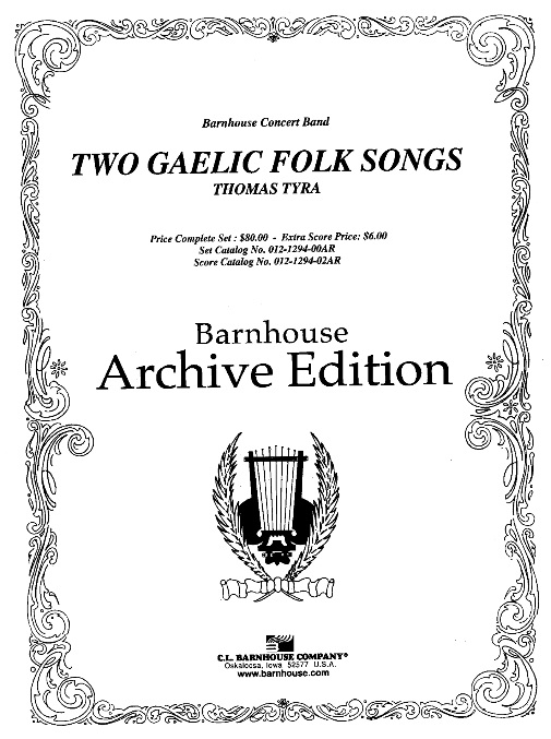 2 Gaelic Folk Songs (Two) - klik hier