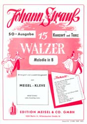 15 Walzer von Johann Strauss, B-Instr - klik hier
