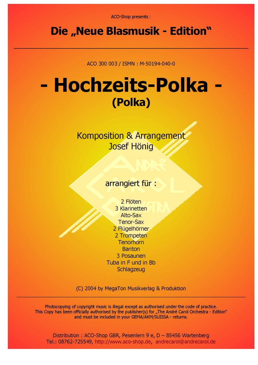 Hochzeits-Polka - klik hier