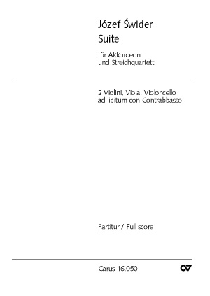 Suite für Akkordeon und Streichquartett - klik hier Suite für Akkordeon und Streichquartett - klik hier