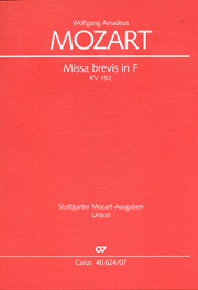 Missa brevis in F - klik hier