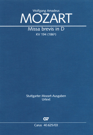 Missa brevis in D - klik hier