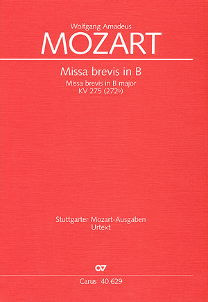 Missa brevis in B - klik hier Missa brevis in B - klik hier