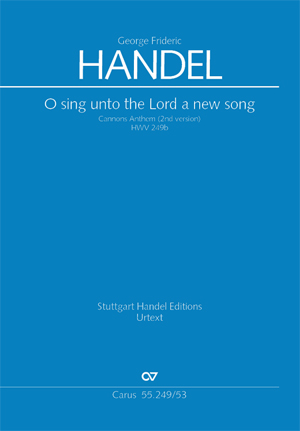 O sing unto the Lord a new song (O singet unserm Gott ein neues Lied) - klik hier