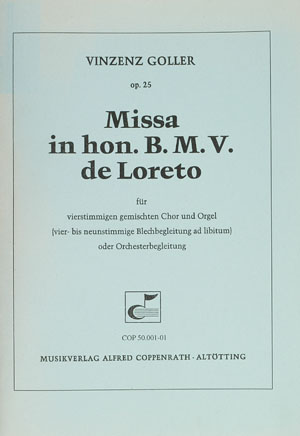 Missa in hon. B. M. V. de Loreto - klik hier