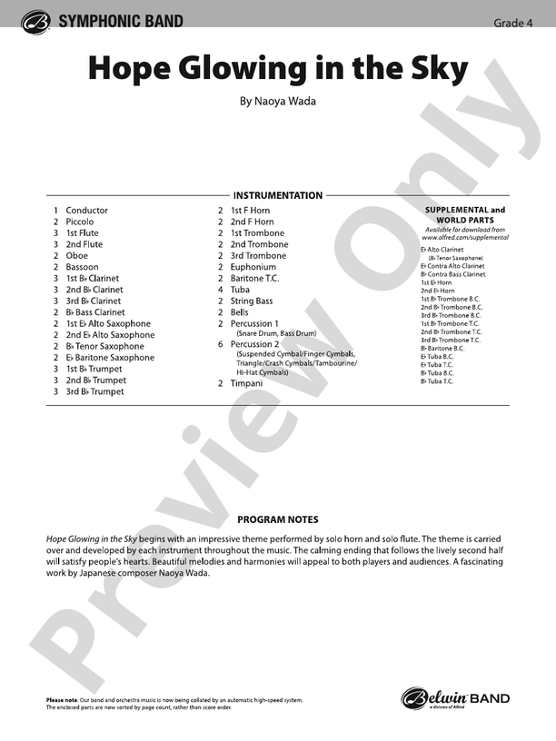 Hope Glowing in the Sky - klik hier