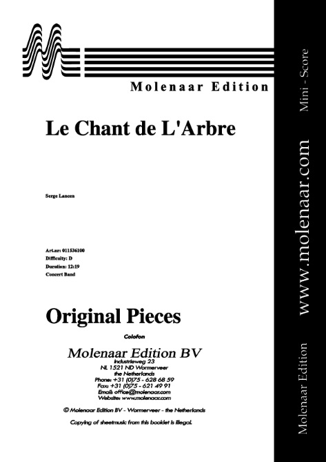 Le Chant de l' Arbre - klik hier