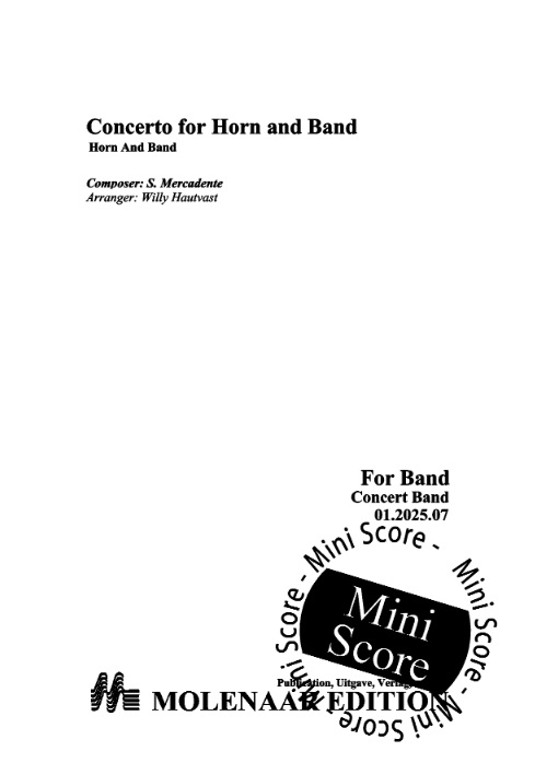 Concerto for Horn and Band - klik hier