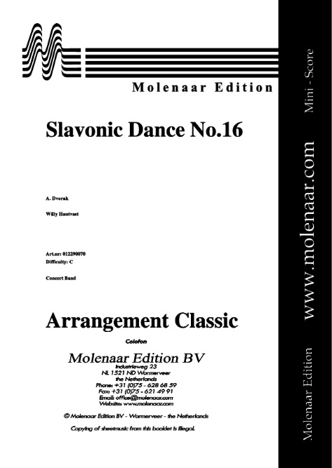 Slavonic Dance #16 - klik hier