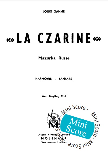 La Czarine (Mazurka Russe) - klik hier