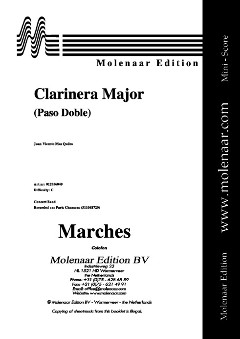 Clarinera Major - klik hier