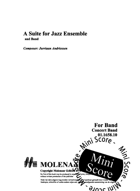 A Suite for Jazz Ensemble and Band - klik hier