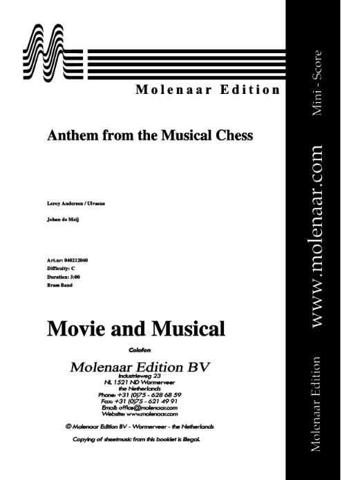 Anthem (from 'Chess') - klik hier