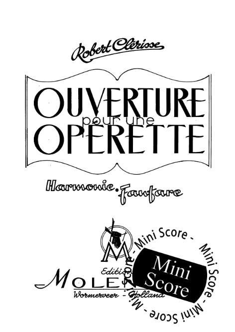 Ouverture pour une Operette - klik hier