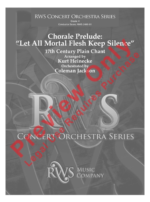 Chorale Prelude: Let All Mortal Flesh Keep Silence - klik hier