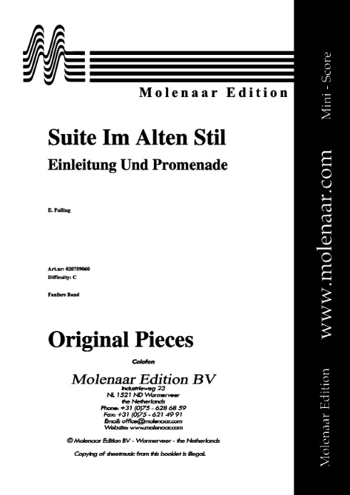 Suite im Alten Stil - klik hier