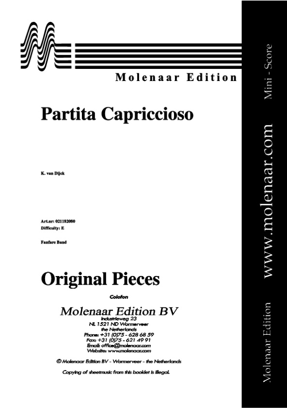 Partita Capriccioso - klik hier