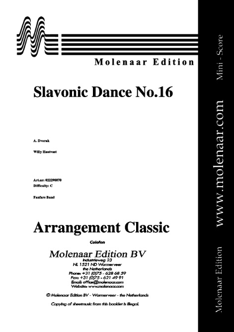 Slavonic Dance #16 - klik hier