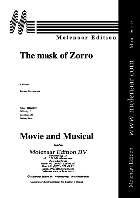 Mask of Zorro, The - klik hier