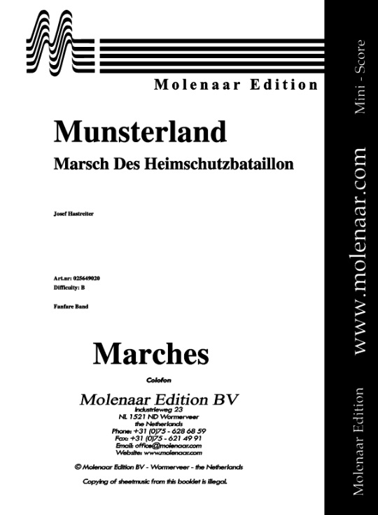 Mnsterland (Marsch des Heimschutzbataillon 731) - klik hier