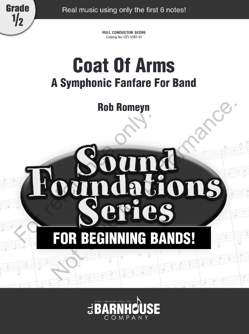 Coat Of Arms (A Symphonic Fanfare for Band) - klik hier
