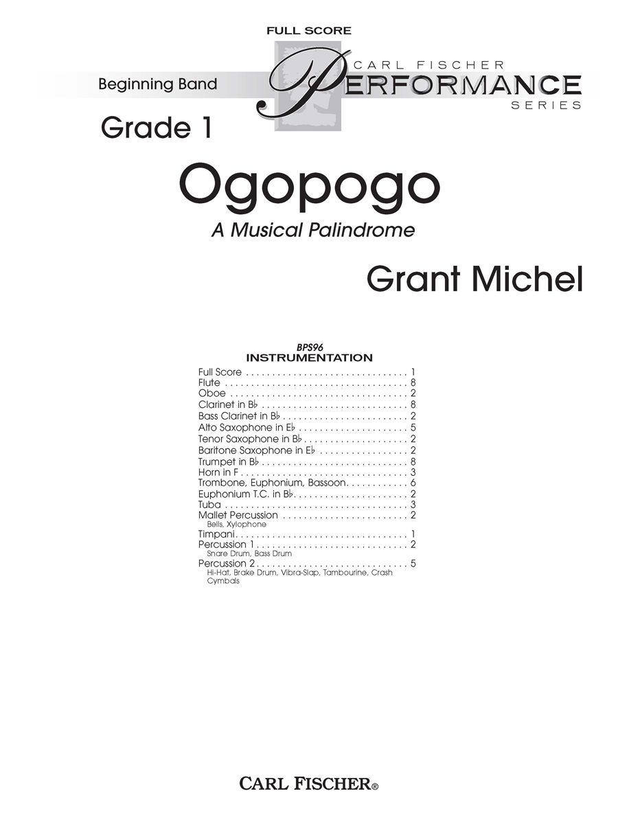 Ogopogo (A Musical Palindrome) - klik hier