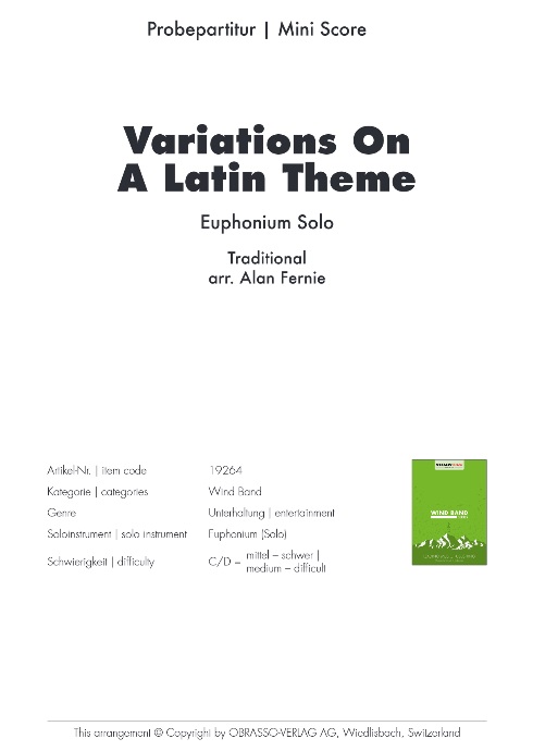 Variations on a Latin Theme - klik hier