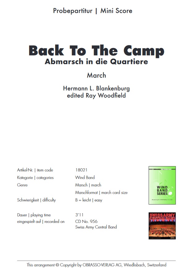 Back to the Camp (Abmarsch in die Quartiere) - klik hier