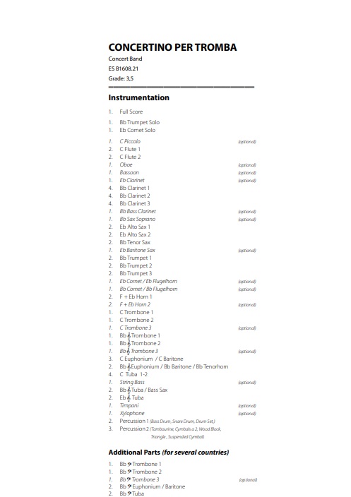 Concertino for Tromba - klik hier