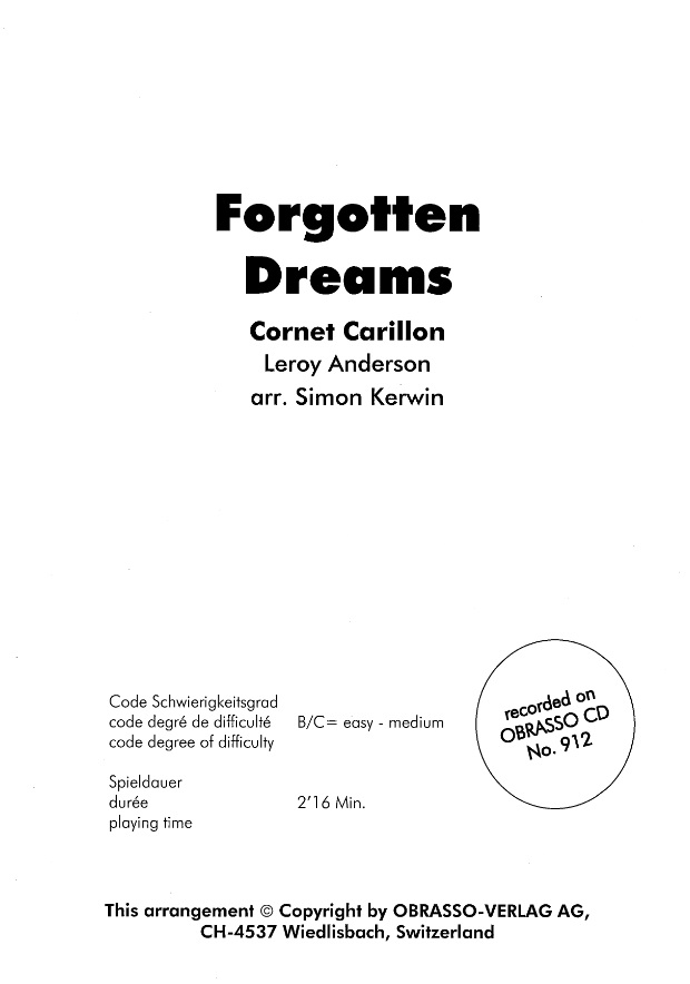 Forgotten Dreams - klik hier