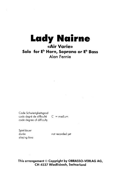 Lady Nairne (Air Varie) - klik hier