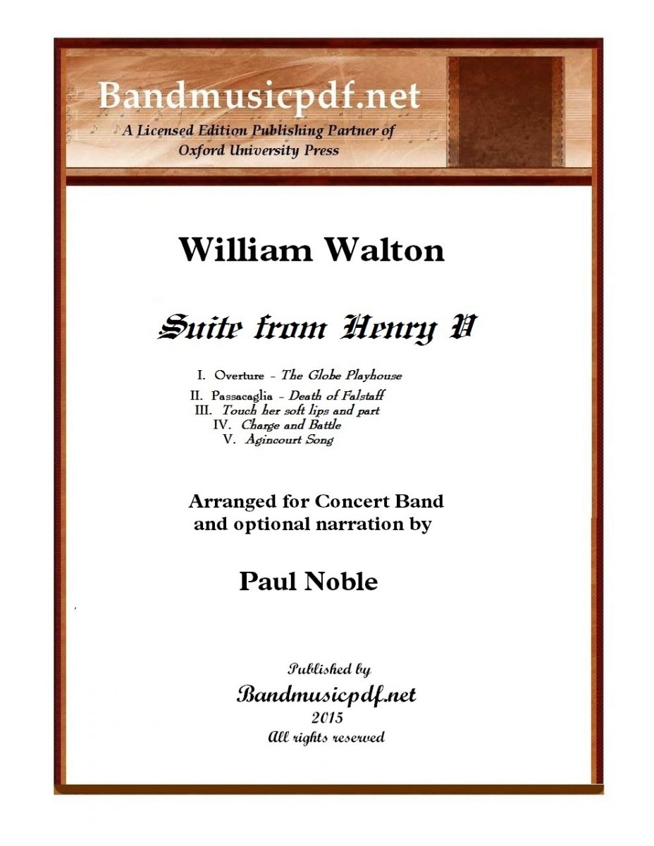 Suite from 'Henry V' - klik hier Suite from 'Henry V' - klik hier
