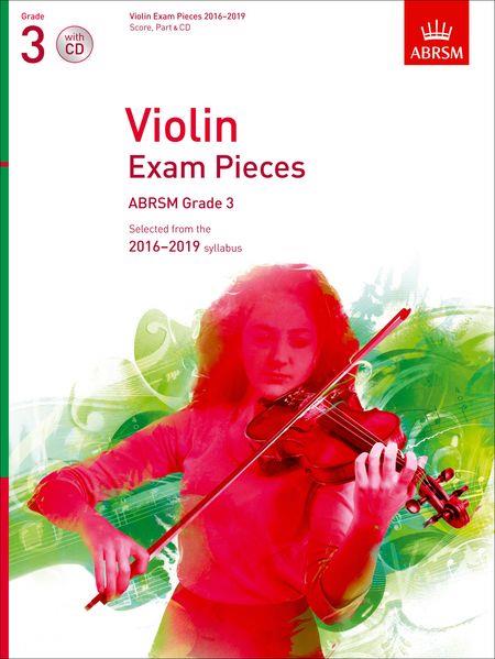Violin Exam Pieces 2016-2019, ABRSM Grade 3: Selected from the 2016-2019 syllabus - klik hier