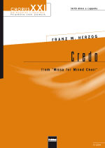 Credo (aus 'Missa Lux Caelestis') - klik hier