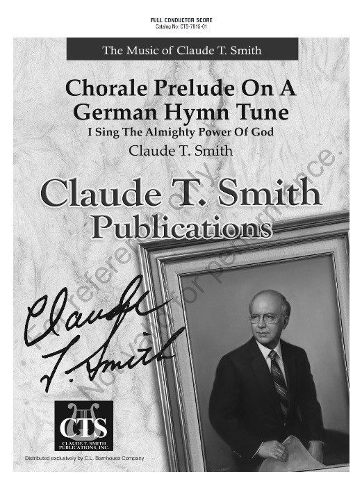 Chorale Prelude on a German Hymn Tune (I Sing The Almighty Power Of God) - klik hier