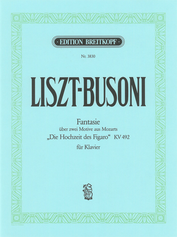 Fantasie über 2 Motive aus 'Die Hochzeit des Figaro' - klik hier Fantasie über 2 Motive aus 'Die Hochzeit des Figaro' - klik hier
