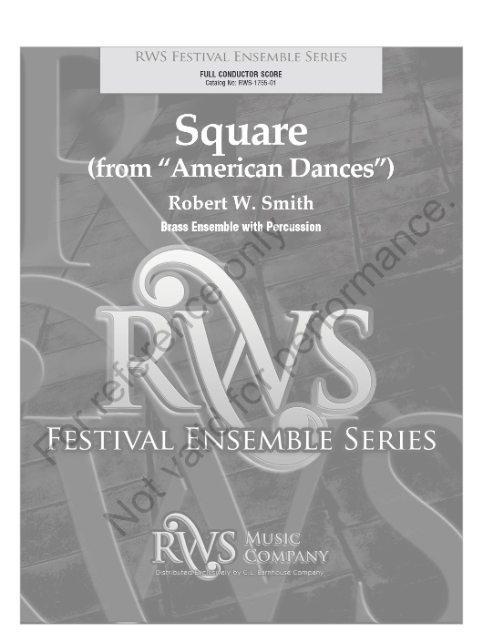 Square (Mvt. 2 from American Dances) - klik hier