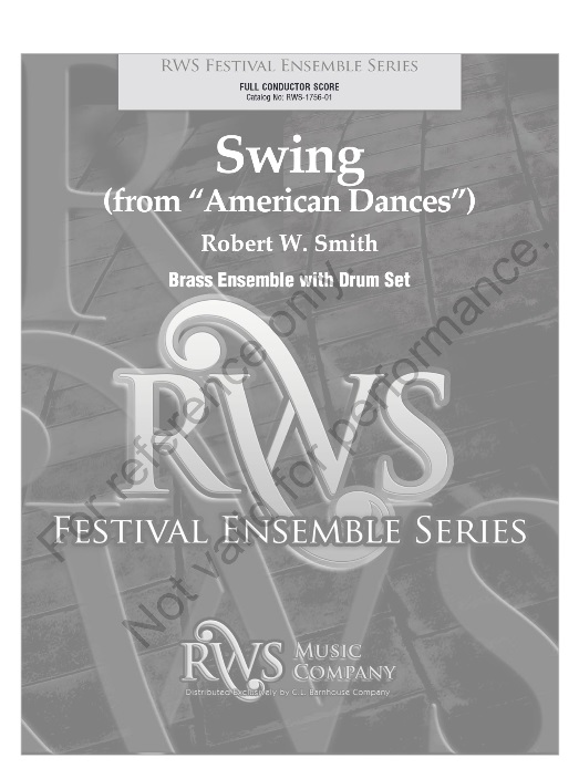 Swing (Mvt. 3 from American Dances) - klik hier