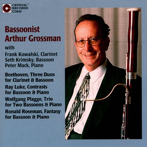 Bassoonist Arthur Grossman - klik hier