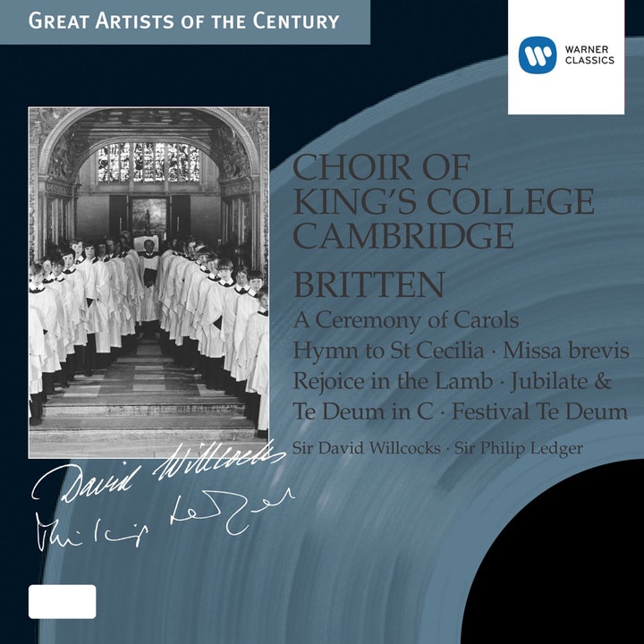 Ceremony of Carols (A) / Hymn to St. Cecilia / Rejoice in the Lamb / Te Deum in C major - klik hier