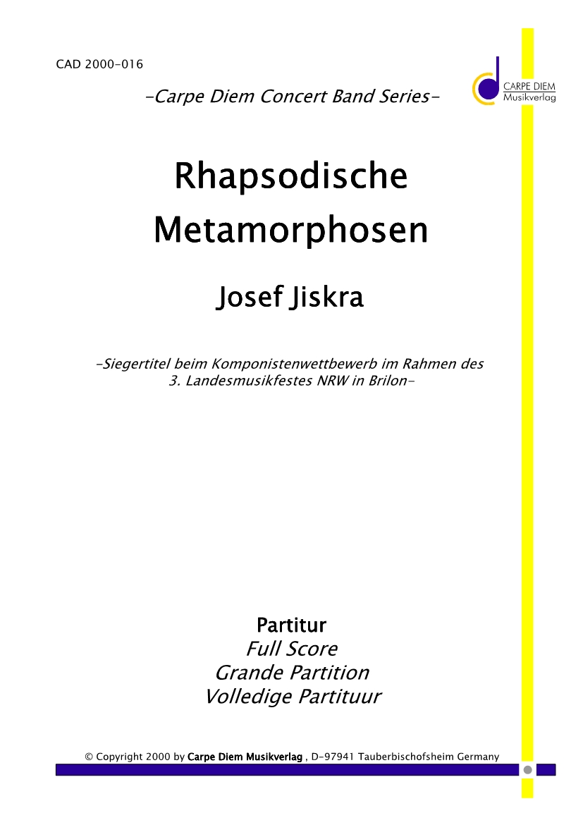 Rhapsodische Metamorphosen - klik hier Rhapsodische Metamorphosen - klik hier
