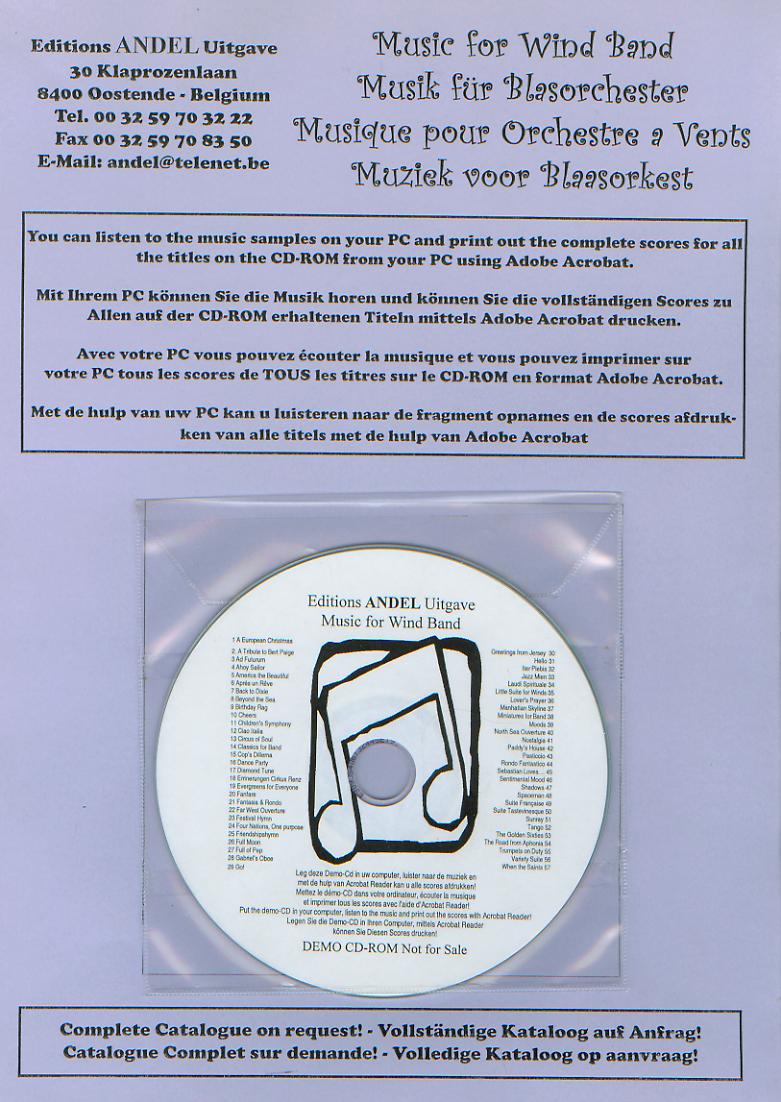 Andel: Music for Wind Band - klik hier Andel: Music for Wind Band - klik hier
