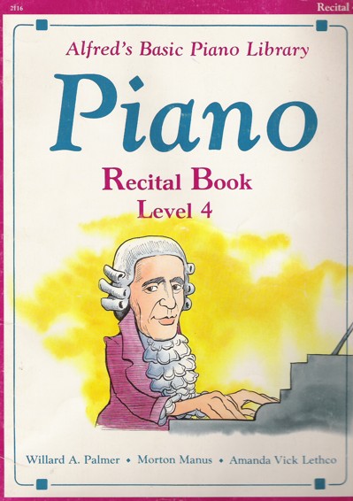 Recital Book Level 4 - klik hier Recital Book Level 4 - klik hier