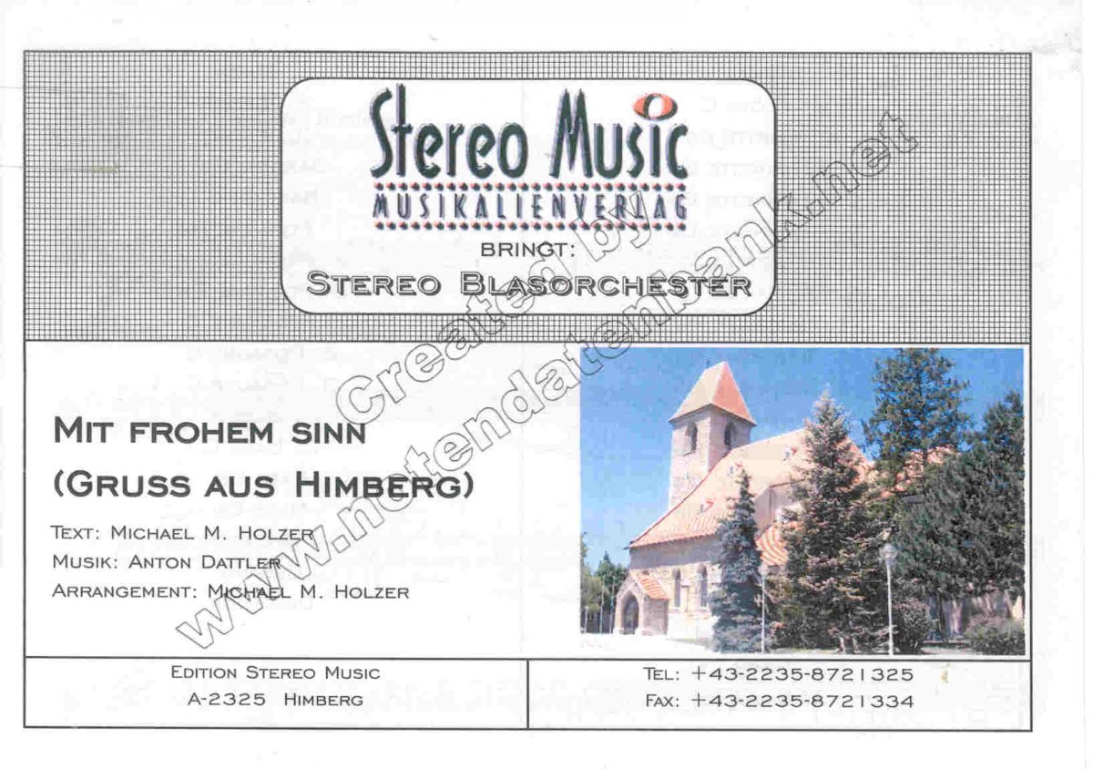 Mit frohem Sinn (Gruss aus Himberg) - klik hier