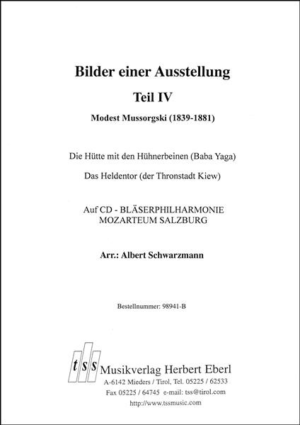 Bilder einer Ausstellung #4 - klik hier Bilder einer Ausstellung #4 - klik hier